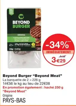 Monoprix Beyond Burger Beyond Meat offre