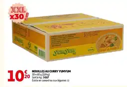 Auchan Yumyum nouilles au curry offre