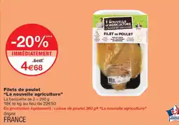 Monoprix La nouvelle agriculture Filet de poulet offre