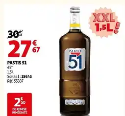 Auchan Pastis 51 offre