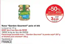 Monoprix Vuna Garden Gourmet offre