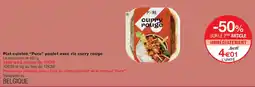Monoprix Pure plat cuisiné poulet avec riz curry rouge offre