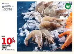 Auchan Crevettes crues offre