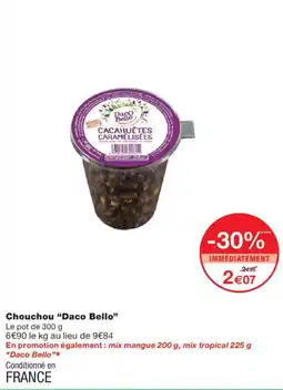Monoprix Daco Bello Cacahuètes Caramélisées offre