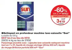Monoprix Sun Nettoyant machine lave-vaisselle offre