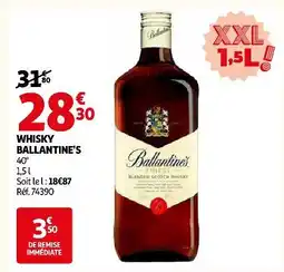 Auchan Ballantine’s whisky offre