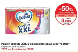 Monoprix Lotus Papier toilette XXL offre