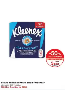 Monoprix Kleenex Essuie-tout Maxi Ultra-clean offre