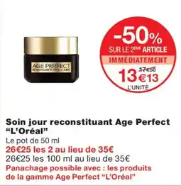 Monoprix L'Oréal Age Perfect offre
