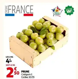Auchan Prune offre