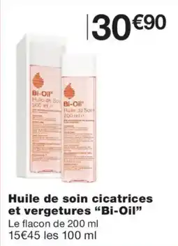 Monoprix Bi-Oil Huile de Soin cicatrices et vergetures offre