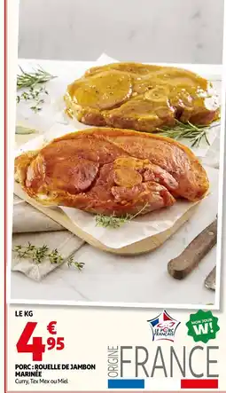 Auchan Porc : rouelle de jambon marinée offre