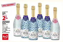 Auchan Vin mousseux blanc sleeve offre