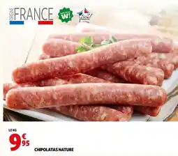 Auchan Chipolatas nature offre