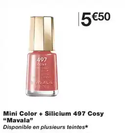 Monoprix MAVALA Mini Color + Silicium 497 Cosy offre