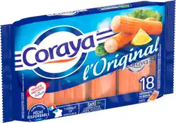 Auchan Coraya bâtonnets de surimi l'original coraya offre
