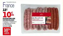 Auchan Festein d’alsace plateau grillade offre