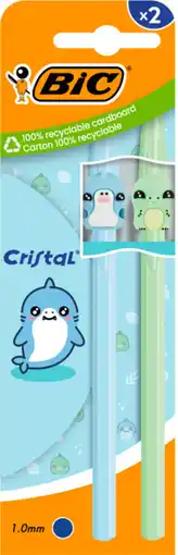 Auchan Bic lot de 2 cristal figurine bic offre