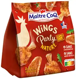 Auchan Maitre coq wings party maître coq offre