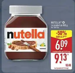 ALDI Nutella - le produit de offre