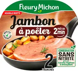 Auchan Fleury michon jambon à poêler fleury michon offre