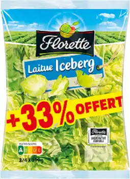 Auchan Florette salade iceberg florette offre
