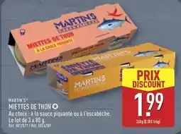 ALDI Miettes de thon offre