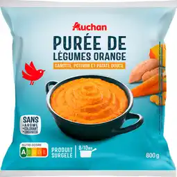 Auchan Auchan purée de légumes orange surgelée auchan offre