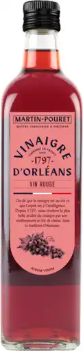 Auchan Martin pouret vinaigre de vin rouge martin pouret offre