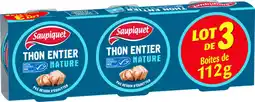 Auchan Saupiquet thon entier nature msc saupiquet offre