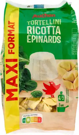 Auchan Auchan tortellini ricotta épinards auchan offre