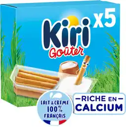 Auchan Kiri fromage fondu & gressins kiri goûter offre