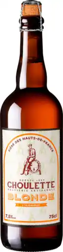 Auchan Choulette bière blonde choulette offre