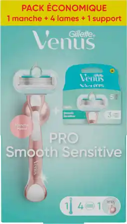 Auchan Venus lames de rasoirs pro smooth sensitive venus offre