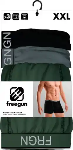 Auchan Boxers homme freegun offre