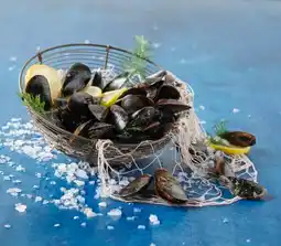 Auchan Sans marque moules de bouchot spécialité traditionnelle garantie offre