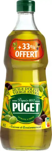 Auchan Puget huile d'olive vierge extra puget offre