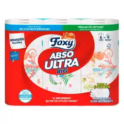 Auchan Supermarché Foxy essuie tout ultra absorbant foxy offre