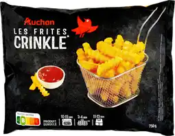 Auchan Auchan frites crinkle surgelées auchan offre
