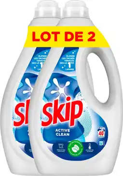 Auchan Skip ub 31068 unilever skip lotx2 141348 - lessives liquides ri40% offre