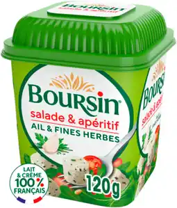 Auchan Boursin dés de fromage ail et fines herbes boursin offre
