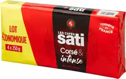 Auchan Sati café moulu corsé et intense sati offre