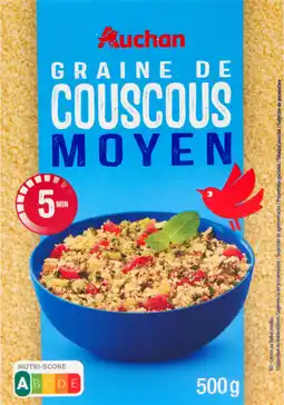 Auchan Auchan couscous moyen auchan offre