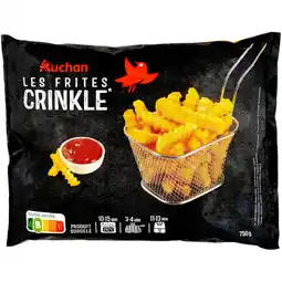 Auchan Supermarché Auchan frites crinkle surgelées auchan offre