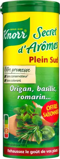 Auchan Knorr secret d'âromes knorr offre