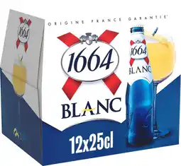 Auchan Supermarché 1664 bière blanc 1664 offre