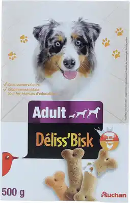 Auchan Auchan friandises régal'bisk pour moyen et grand chien adulte auchan offre