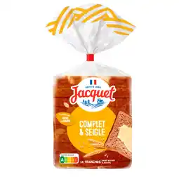 Auchan Supermarché Jacquet pain de mie complet et seigle jacquet offre