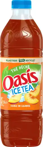 Auchan Oasis thé pêche oasis offre