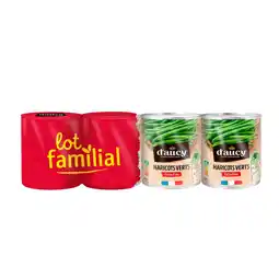 Auchan Supermarché D'aucy haricots verts extra fins d'aucy offre